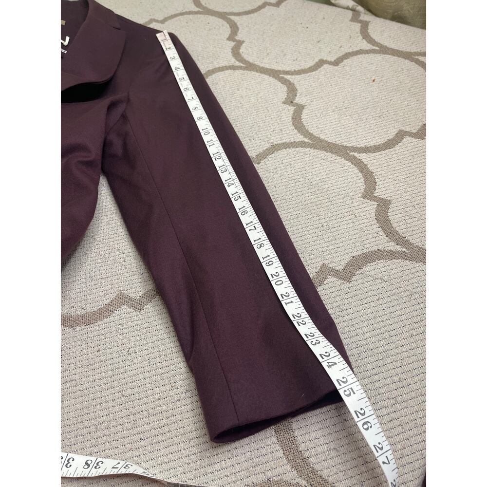Talbots Luxe Italian Stretch Flannel Wool Blazer Fully Lined Size 18 J03069, NWT - Picture 6 of 14